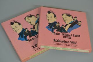 Laurel & Hardy 8mm Blackhawk Movie Film From Soup To Nuts,  Double Whoopee Set/2