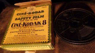 Rare Antique Kodak 8mm Home Movie Film Black & White B & W Americana Z63