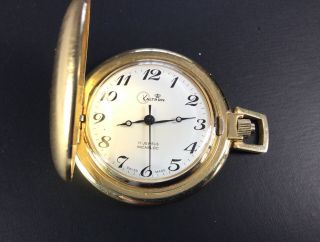 Vintage Kaltron Pocket Watch,  17 Jewels Incabloc,  Swiss Made