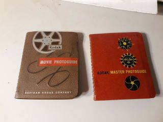 Vtg Eastman Kodak Master Movie Photoguide Reference Books 1957 1962