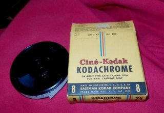Rare Vintage Kodak Kodachrome Color 8mm Home Movie Film Oregon Vacation Trip W1