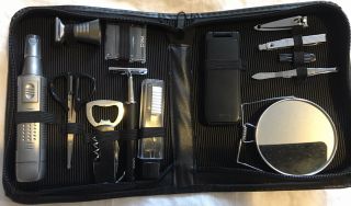 Men’s Grooming Travel Kit - 12 Pc - Nail Trim,  Ear/Nose Hair Trim,  Etc. 3