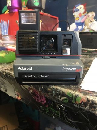 Vintage Polaroid Impulse Af (auto - Focus) Instant Camera