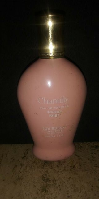 Vintage Pink Chantilly Eau De Toilette Houbigant 2 5 Oz Spray Mist 70 Full.