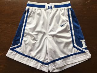 Duke University Blue Devils Basketball Shorts Uniform Trunks 36 Vintage Sewn