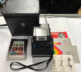 Polaroid Pronto Se Instant Land Camera,  Itt Magicflash,  Case,  Manuals