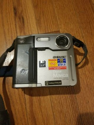 Sony Mvc - Fd5 Mavica 2.  5 " Lcd 3 1/2 - Inch Floppy Disk Digital W/strap
