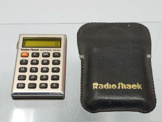 Vintage Casio Radio Shack Micro Mini 2 " Calculator & Japan