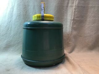 Western Field Cooler Thermos Camping Water Jug Green Spout Vintage Large 3