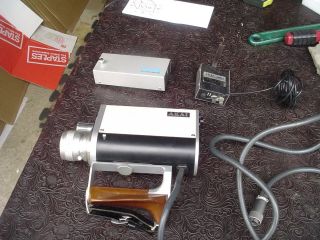 Vintage Akai Vc - 110 Portable Movie Camera Bundle W Case Rf Conv Ant Selector