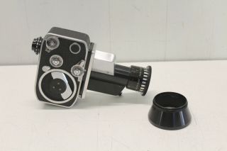 Bolex Zoom Reflex P1 8mm Film Movie Camera With Berthiot 8 - 40mm Zoom Lens