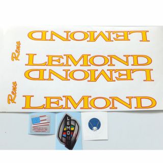 Lemond 2 Complete Set Of Decals Vintage Choice Of Color