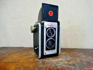Vintage Antique Kodak Duaflex Ii 620 Film Camera With Kodet Lens
