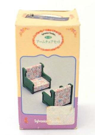 Sylvanian Families Arm Chair Set Ka - 09 Epoch Calico Critters 2004 Reproduced