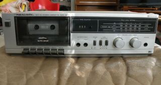 Vtg.  Realistic Sct - 35 Stereo Cassette Tape Deck,  &,  Radio Shack