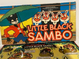 Vintage " Little Black Sambo " Board Game