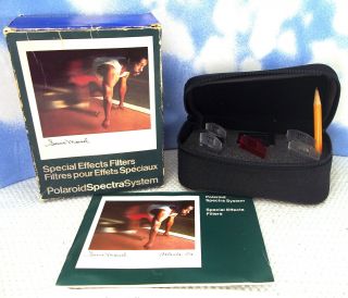 Polaroid Special Effects Filter Set For Spectra / Sx - 70 W/ Box,  Instructions B3b