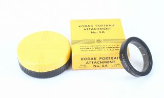 Kodak Portrait Attachment No.  5a,  In Plastic Case And Box/cks/199320