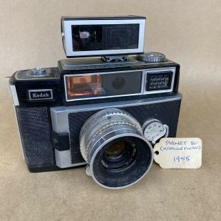 Kodak Signet 80 35mm Film Camera W/ Rangefinder & 50mm 2.  8 Ektanar Lens