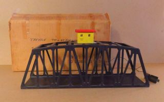 Vintage Ac Gilbert American Flyer Metal Trestle Bridge W/ Box