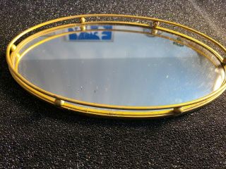 Vintage Mirrored Vanity Tray 13 " X8 "