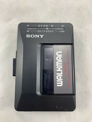 Vintage Sony Walkman Cassette Wm - F2015 Radio Does Work