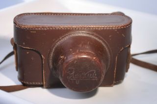 Zorki - 1 Rangefinder Leather Case with Strap for Soviet 35mm Cameras 2