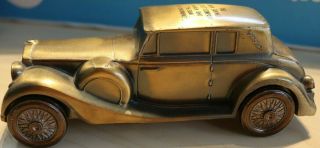 1937 Rollys Royce Coin Bank Car Vintage 1974 Banthrico Union Savings Warren Ohio