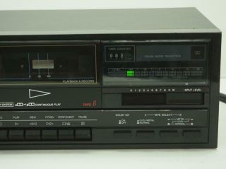Vintage Sanyo RD W41A Dual Cassette Deck Player 3