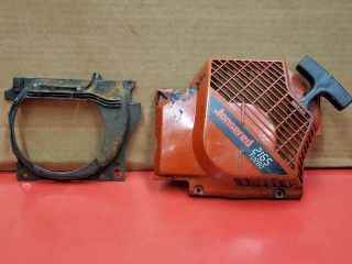 Jonsered 2165 Vintage Collector Chainsaw Oem Starter Housing Cover & Frame Ws C6