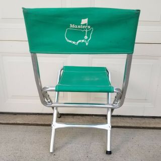 Vintage Masters Tournament Folding Chair Augusta National Golf Green Adult Lawn