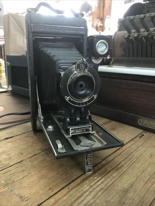 Vintage Antique No.  2c Autographic Kodak Jr Camera Photography Studio Decor Cabin