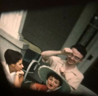 1958 Mayfield Kentucky 8mm Home Movie Video Film 25 Ft.  Reel Outdoors People