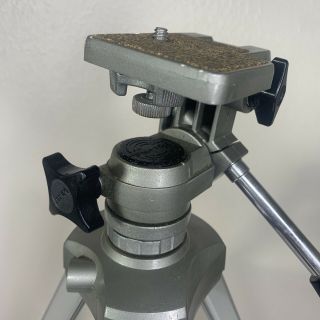 Vintage Velbon VGB - 3C Camera Tripod Aluminum Telescoping Adjustable 3
