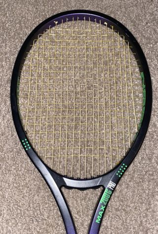 Rare VINTAGE DUNLOP MAX 200G PRO Grafil Injection Tennis Racket L4 L4 1/2 2