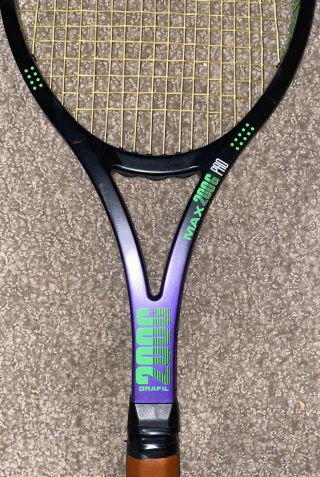 Rare VINTAGE DUNLOP MAX 200G PRO Grafil Injection Tennis Racket L4 L4 1/2 3