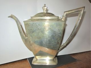 Vintage Art Deco Pairpoint Sheffield Usa Tea / Coffee Pot
