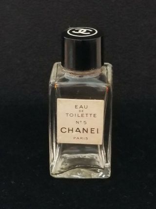 Vintage Chanel No 5 Paris Parfum Bottle Perfume Small Bottle (no Perfume) 1.  5 "
