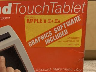 Koala Pad Touch Tablet Apple II,  II,  IIe.  Model 1001A Vintage Computer 2