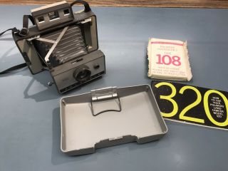Vintage Polaroid Automatic Land Camera Model 320 And Type 108 Film