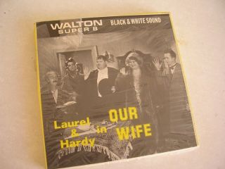 Vintage Walton 8 - Black And White Sound / Laurel & Hardy Our Wife.