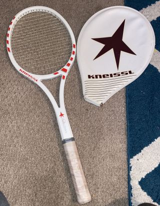 Vintage Kneissl White Star Masters 10 Tennis Racket L 5 4 5/8 Grip