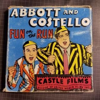 Abbott And Costello Fun On The Run 8mm Castle Films Movie Reel No 811