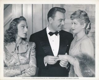 Lucy Lucille Ball George Brent Vera Zorina Vintage 1946 Lover Come Back Photo