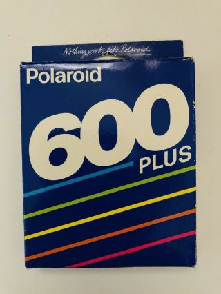 Polaroid 600 Plus Instant Color Film 1 Pack Of 10 Expired 08/91 Made Usa