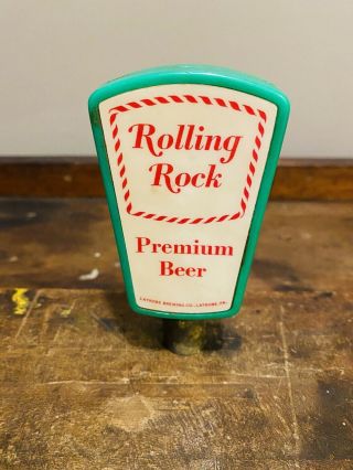 Vintage 1960’s Rolling Rock Beer Tap Handle Latrobe Pennsylvania Pa
