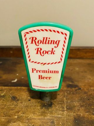 Vintage 1960’s Rolling Rock Beer Tap Handle Latrobe Pennsylvania PA 2
