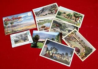 Postcards,  Vintage Palm Springs,  Ca,  1950 