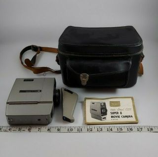 Vintage Sears Easi Load 8 Reflex Zoom Movie Film Camera 8mm With Case
