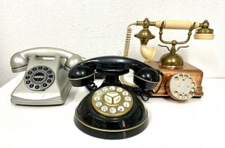 Vintage United States Telephone Company Model Rotary Dial,  Metropolis Phone,
